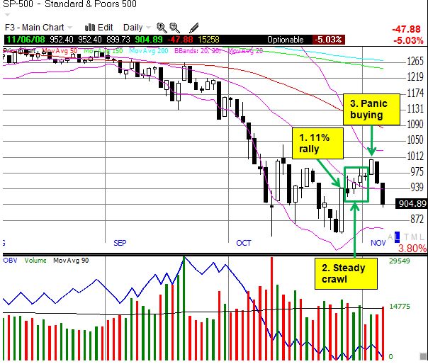 S&P 500 and the panic buy